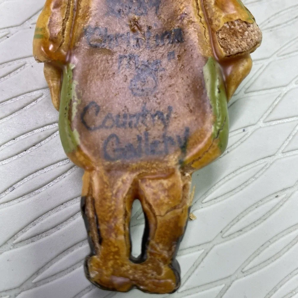 1984 ORIGINAL Christina Mae Risley Resin Figurine Ornament Country Gallery 4